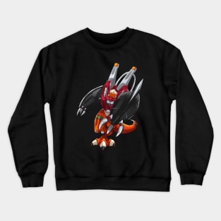 wargrowlmon fanart Crewneck Sweatshirt